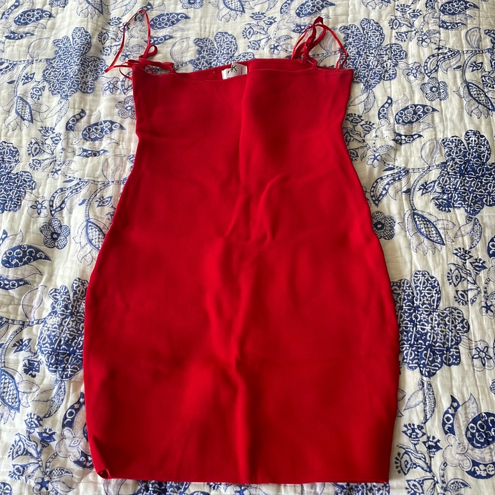 Seek the label LF bodycon red dress